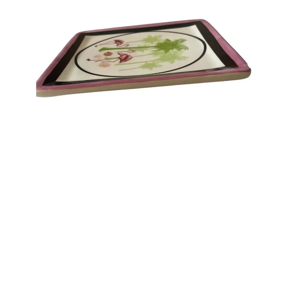 NWT Las Vegas Flamingo Ceramic Decorative Plaque.‎